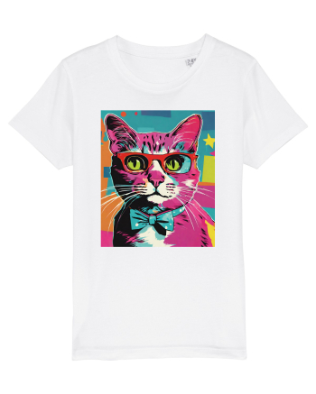 Pop Art  Cat White