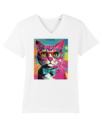 Pop Art  Cat White