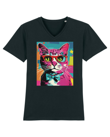 Pop Art  Cat Black