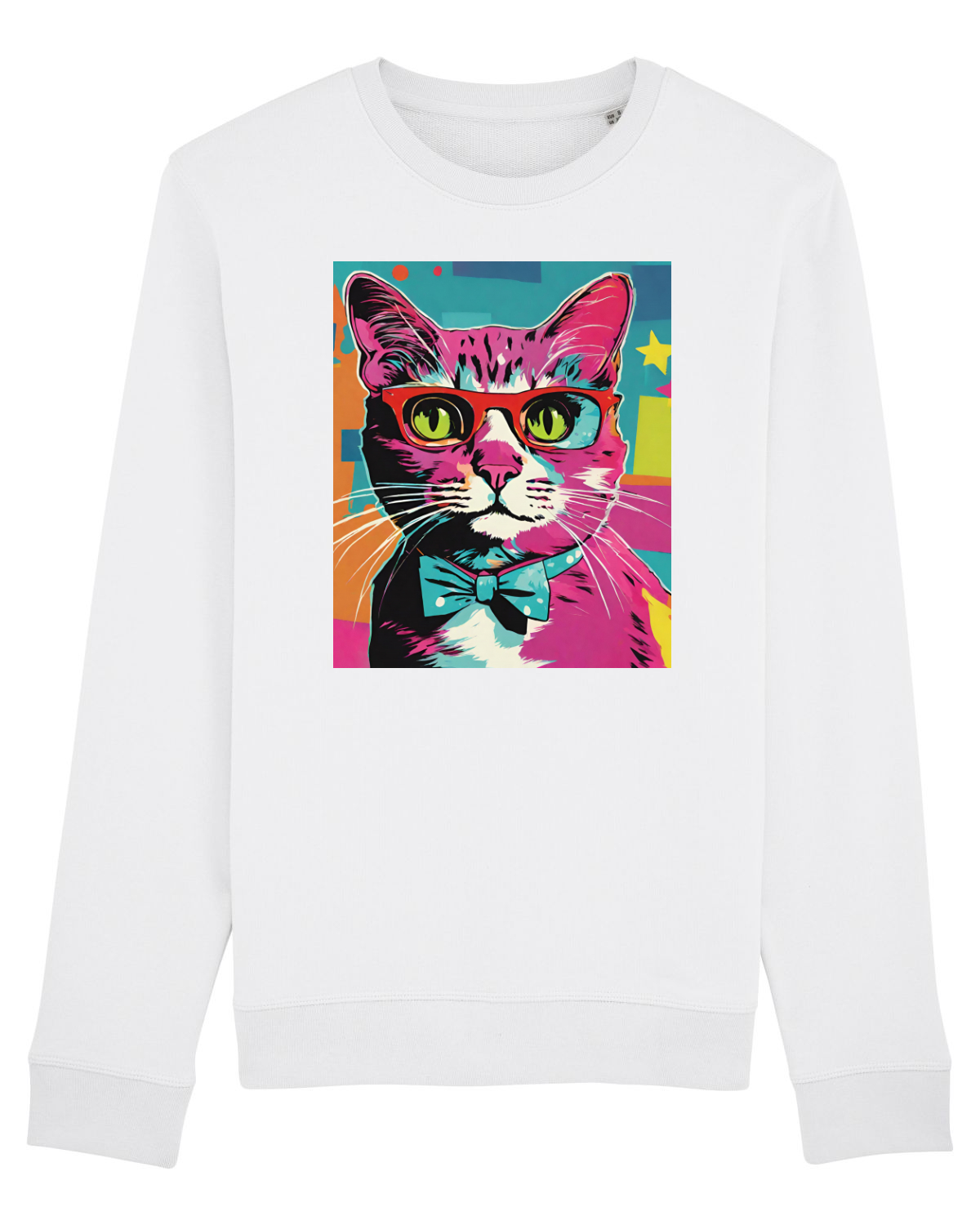 Bluză mânecă lungă Unisex Rise White