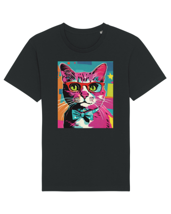 Pop Art  Cat Black