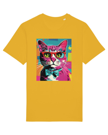 Pop Art  Cat Spectra Yellow