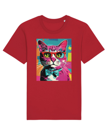 Pop Art  Cat Red