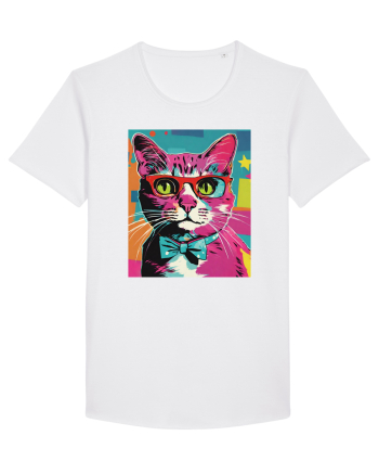 Pop Art  Cat White