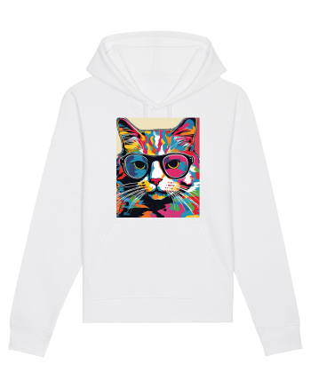 Pop Art  Cat White