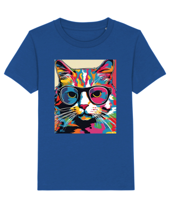 Pop Art  Cat Majorelle Blue
