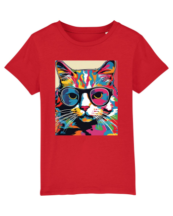 Pop Art  Cat Red