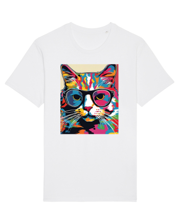 Pop Art  Cat White