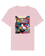 Pop Art  Cat Tricou mânecă scurtă Unisex Rocker
