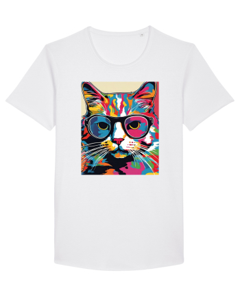 Pop Art  Cat White
