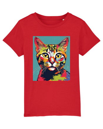 Pop Art  Cat Red