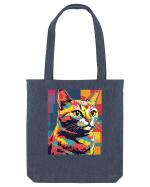 Pop Art  Cat Sacoșă textilă