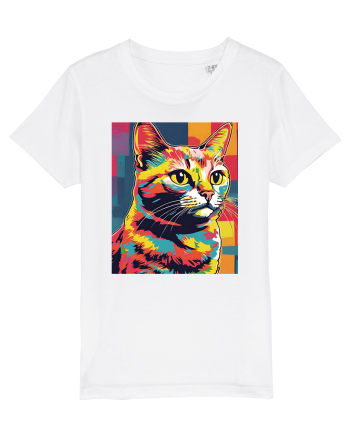 Pop Art  Cat White
