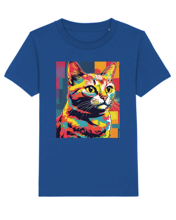 Pop Art  Cat Majorelle Blue