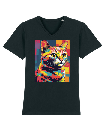 Pop Art  Cat Black