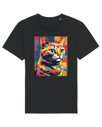 Pop Art  Cat Black