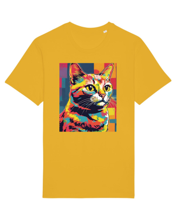 Pop Art  Cat Spectra Yellow