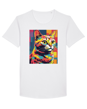Pop Art  Cat White