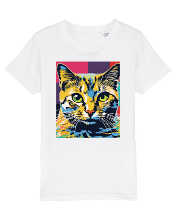 Pop Art  Cat White