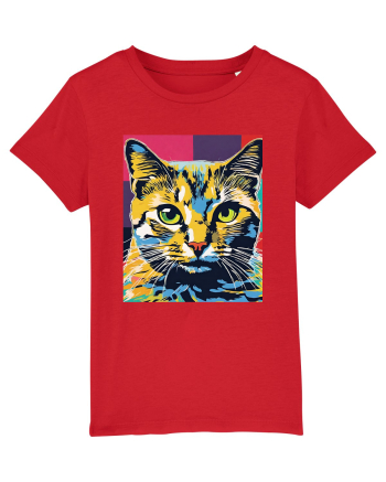 Pop Art  Cat Red