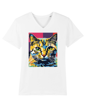 Pop Art  Cat White