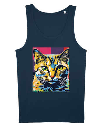 Pop Art  Cat Navy