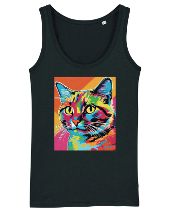 Pop Art  Cat Black