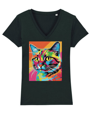 Pop Art  Cat Black