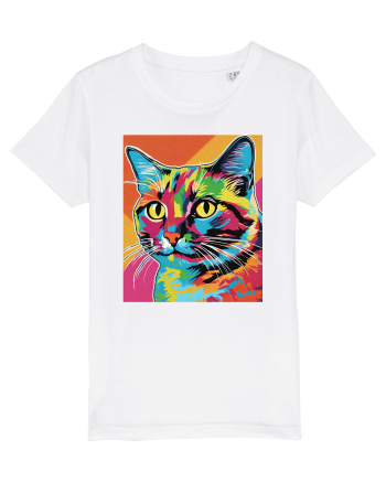 Pop Art  Cat White