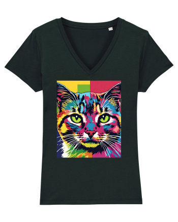 Pop Art  Cat Black