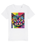 Pop Art  Cat Tricou mânecă scurtă  Copii Mini Creator