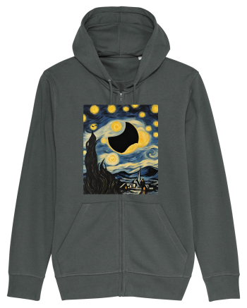 Stary Night Solar Eclipse  Anthracite