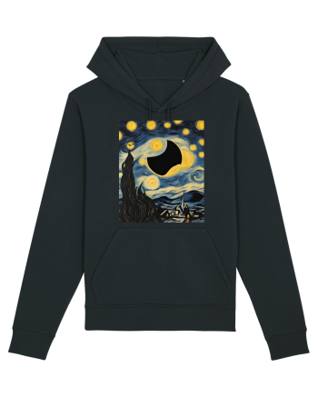 Stary Night Solar Eclipse  Black