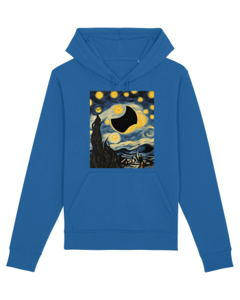Stary Night Solar Eclipse  Royal Blue