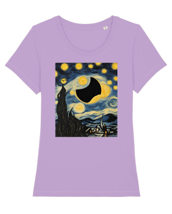 Stary Night Solar Eclipse  Lavender Dawn