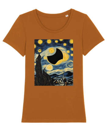 Stary Night Solar Eclipse  Roasted Orange