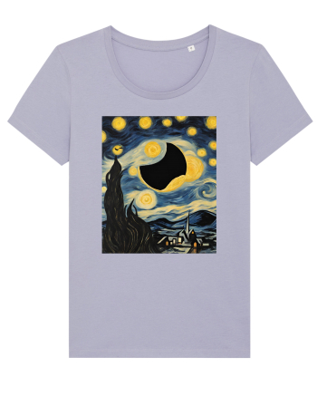 Stary Night Solar Eclipse  Lavender
