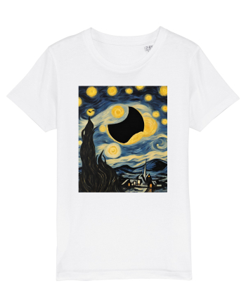 Stary Night Solar Eclipse  White