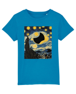 Stary Night Solar Eclipse  Tricou mânecă scurtă  Copii Mini Creator