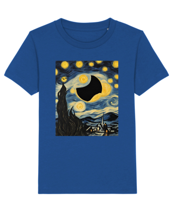 Stary Night Solar Eclipse  Majorelle Blue