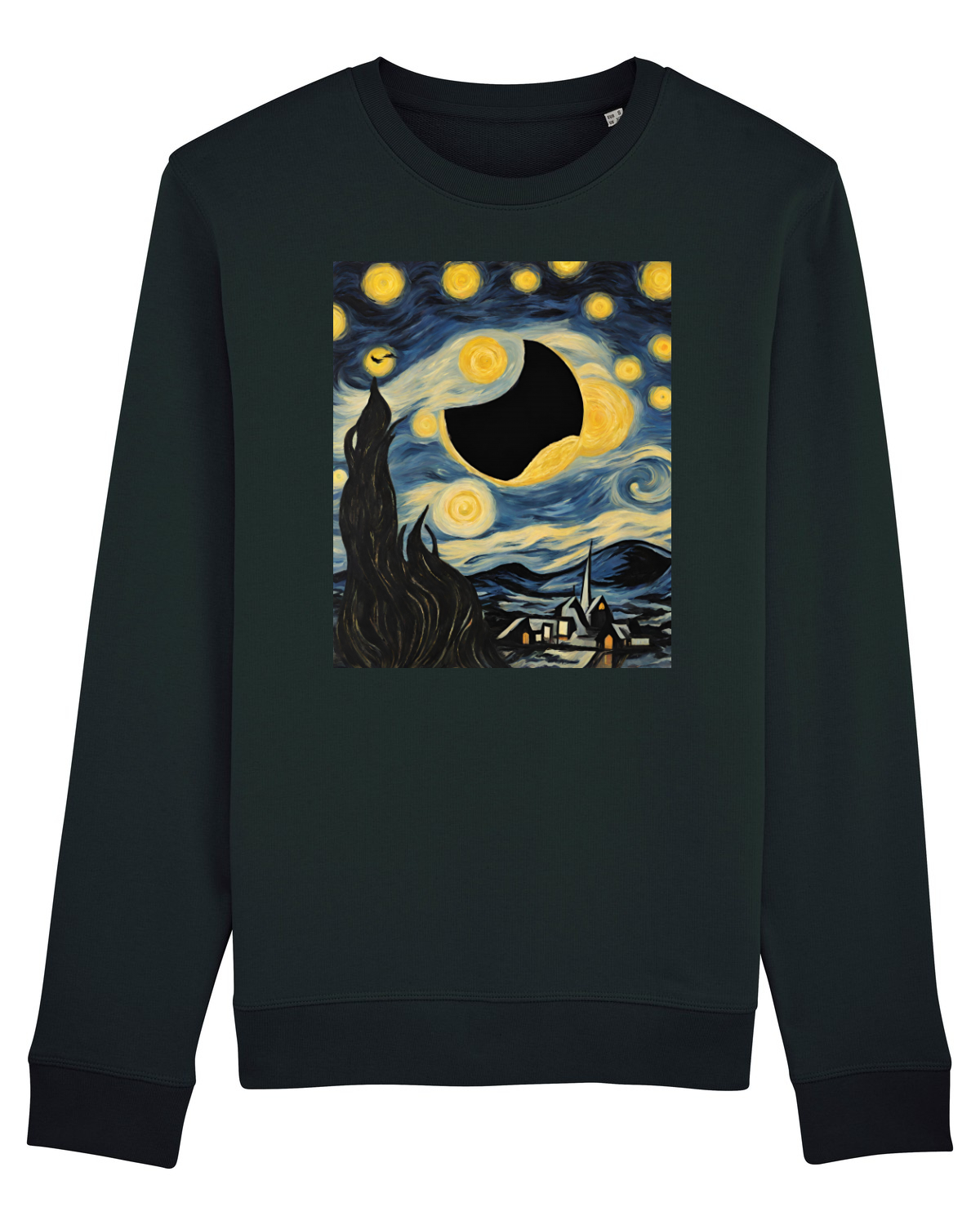 Bluză mânecă lungă Unisex Rise Black