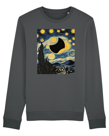 Stary Night Solar Eclipse  Anthracite