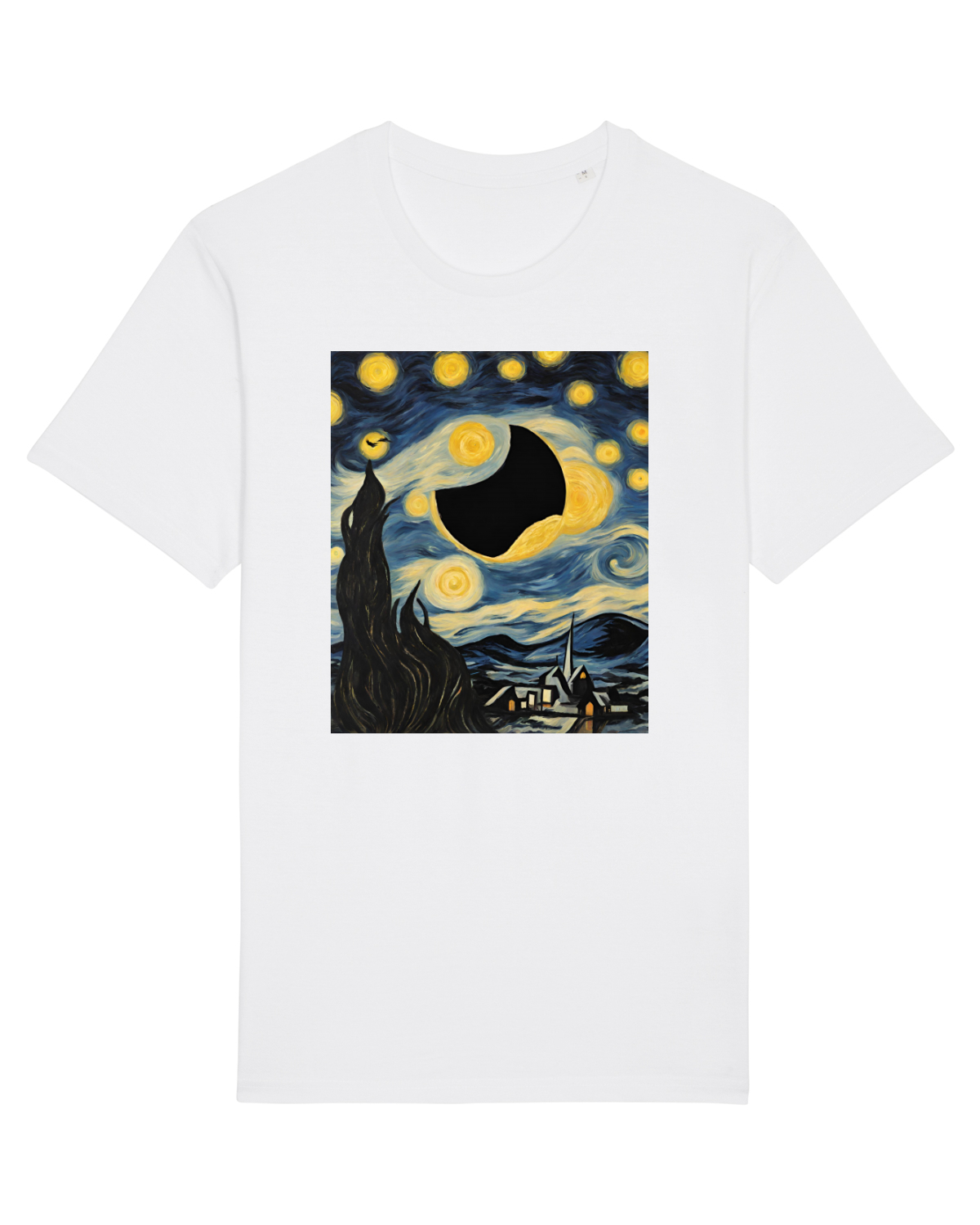 Tricou mânecă scurtă Unisex Rocker White
