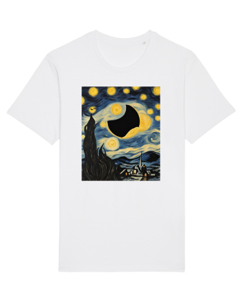 Stary Night Solar Eclipse  White