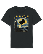 Stary Night Solar Eclipse  Tricou mânecă scurtă Unisex Rocker