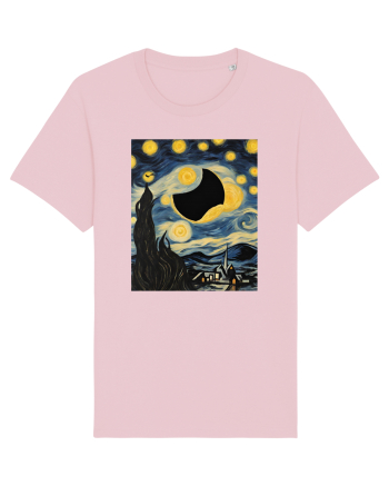 Stary Night Solar Eclipse  Cotton Pink