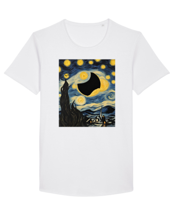 Stary Night Solar Eclipse  White