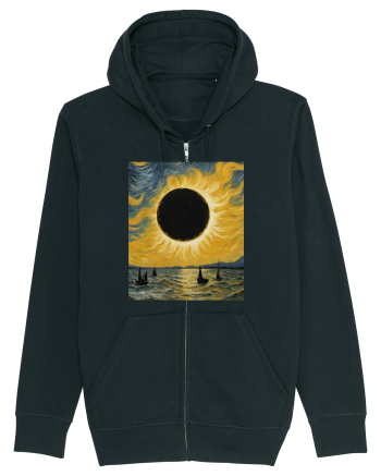 Stary Night Solar Eclipse  Black