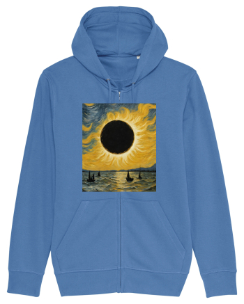 Stary Night Solar Eclipse  Bright Blue