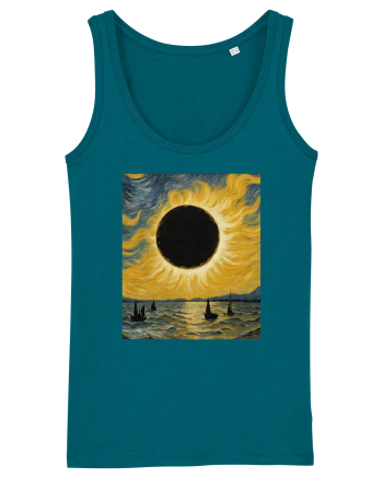 Stary Night Solar Eclipse  Ocean Depth